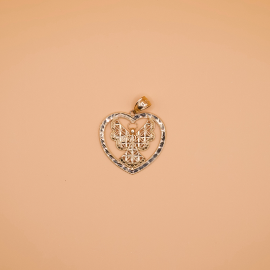 Guardian Angel Heart Pendant