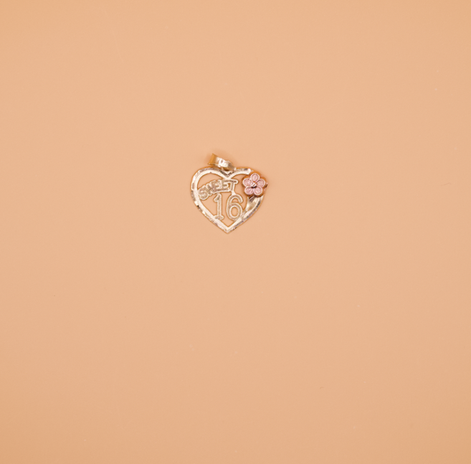 Sweet 16 Heart Pendant ‧₊˚❀༉‧₊˚.